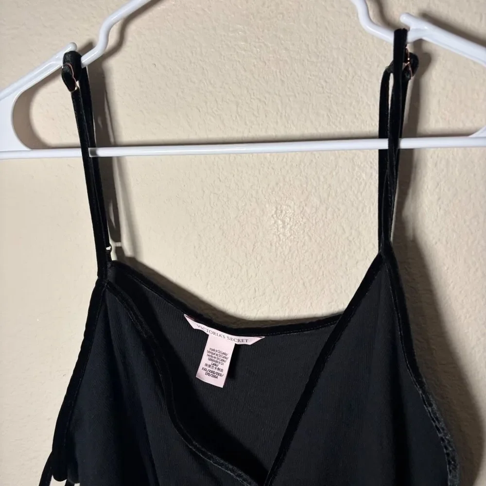 Victoria's Secret Tank Top Women's XXL Side Tie Open V-Neck Adjustable Shirt